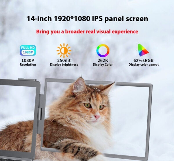 14-inch Dual-screen Portable Monitor - Image 5
