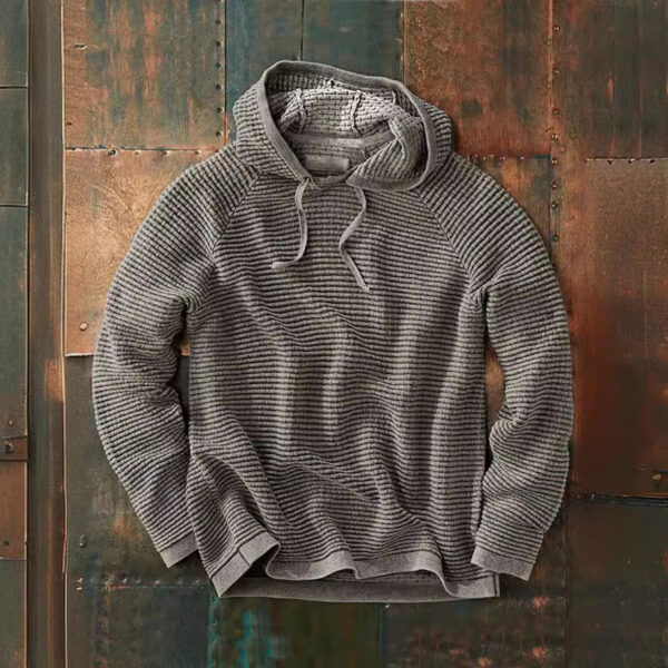 Loose Fashion Hooded Sweatshirt - Image 9